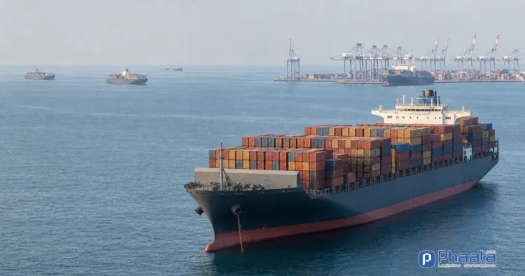 Khoảng 12% công suất tàu container toàn cầu đang bị ảnh hưởng bởi ách tắc cảng 