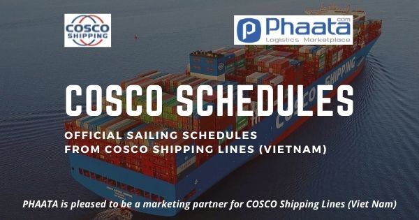 COSCO schedules: Vietnam - North America in July 2021