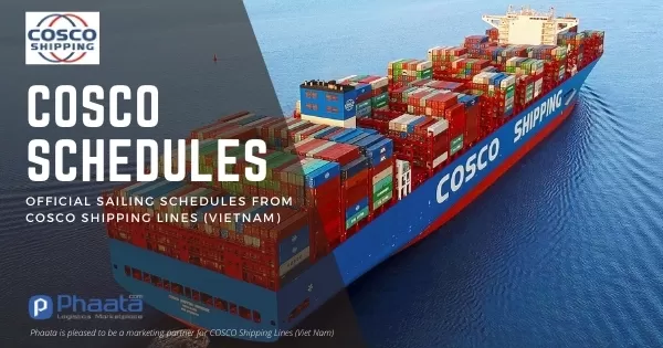 COSCO updates sailing schedules of Vietnam-Middle East & Oceania in November 2021