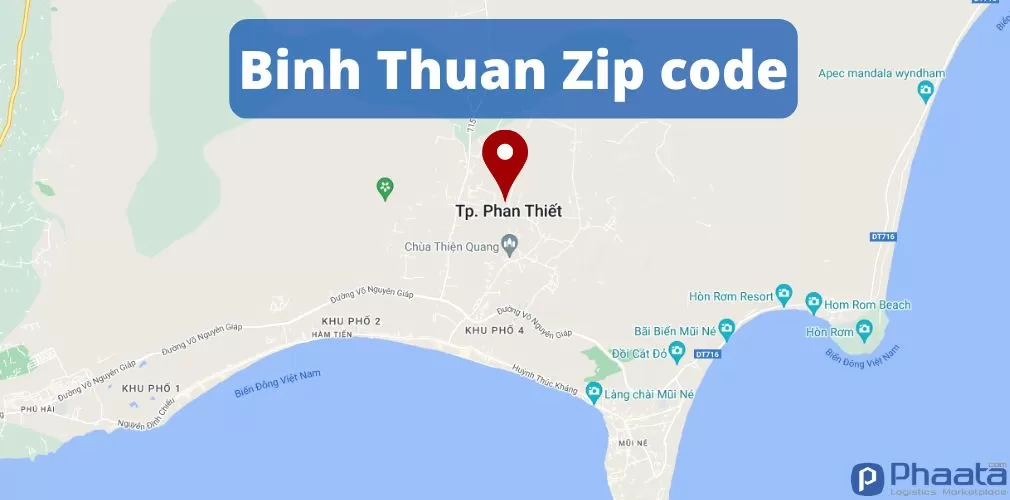 Binh Thuan ZIP code - The most updated Binh Thuan postal codes