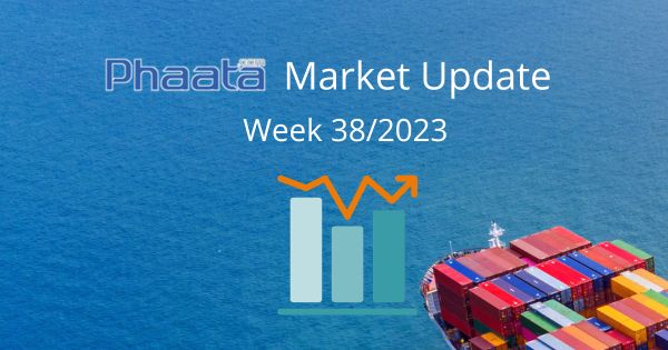 International shipping and logistics market update - Week 38/2023