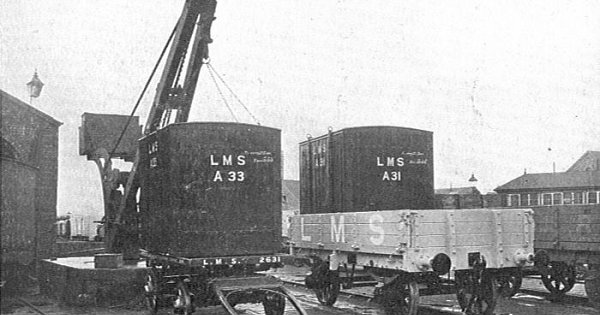 Container bên trên Anh nhập trong những năm 1920