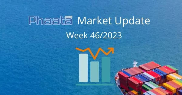 International shipping and logistics market update - Week 46/2023
