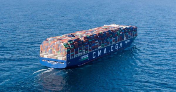 Container ship of CMA CGM
