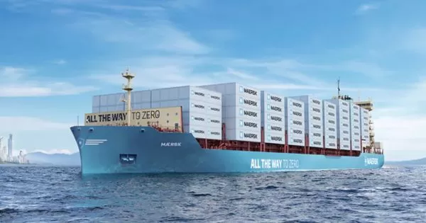 Maersk's methanol-fueled container ship