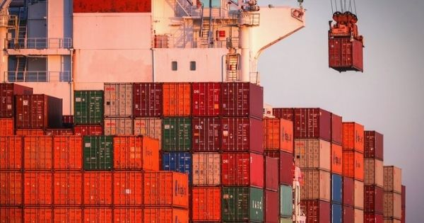 Container freight rates soar