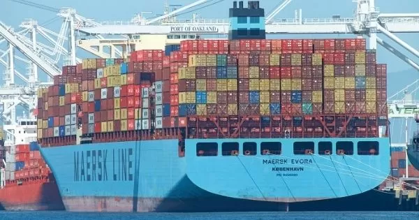 Container ship of Maersk Line