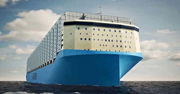 Maersk's methanol-fueled container ship
