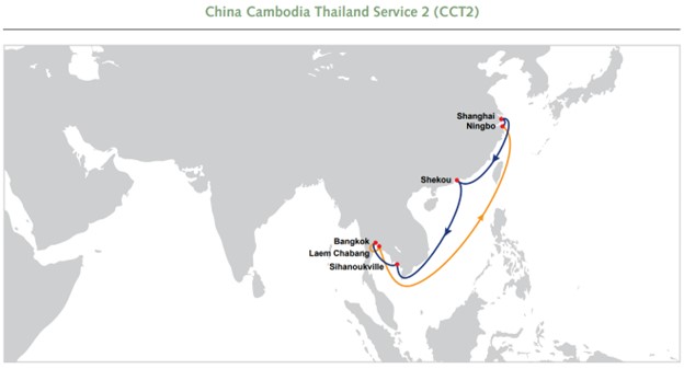 Dich vụ CCT2 của OOCL