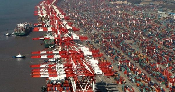 Shanghai port, China