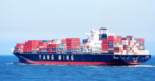 Yang Ming container ship