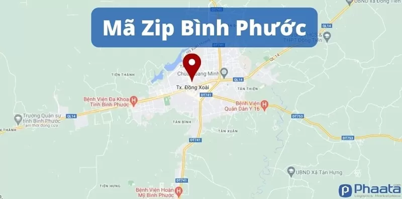 Mã Zip Bình Phước