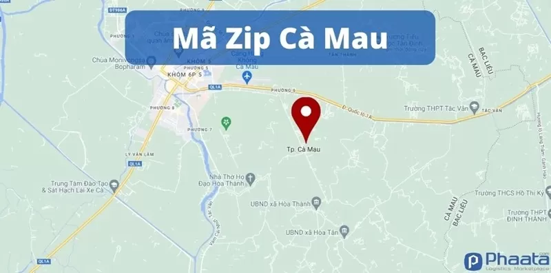 Mã Zip Cà Mau