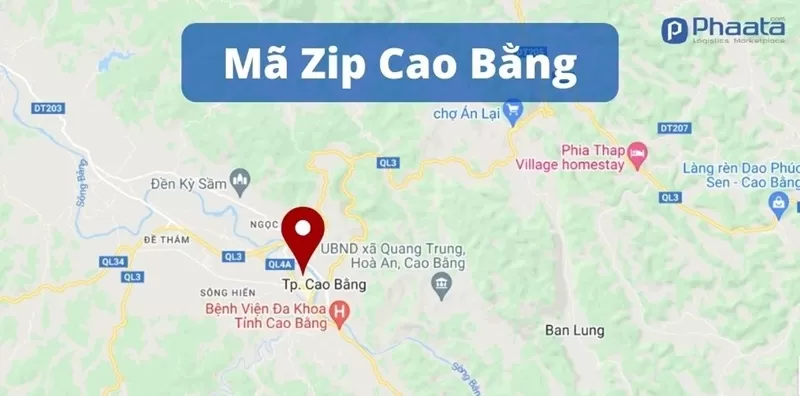 Mã Zip Cao Bằng