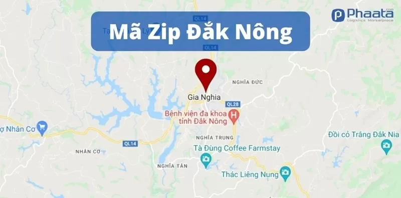 Mã Zip Đắk Nông