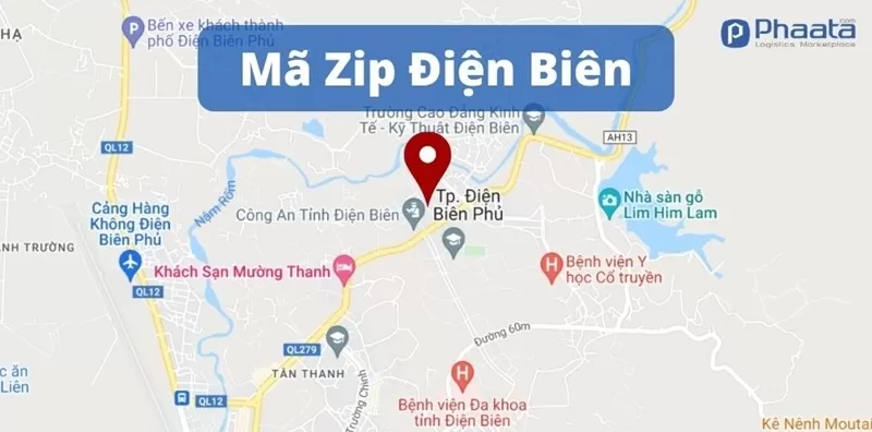 Mã Zip Điện Biên