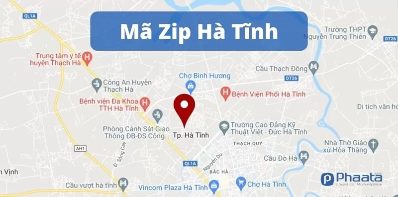 Mã Zip Hà Tĩnh