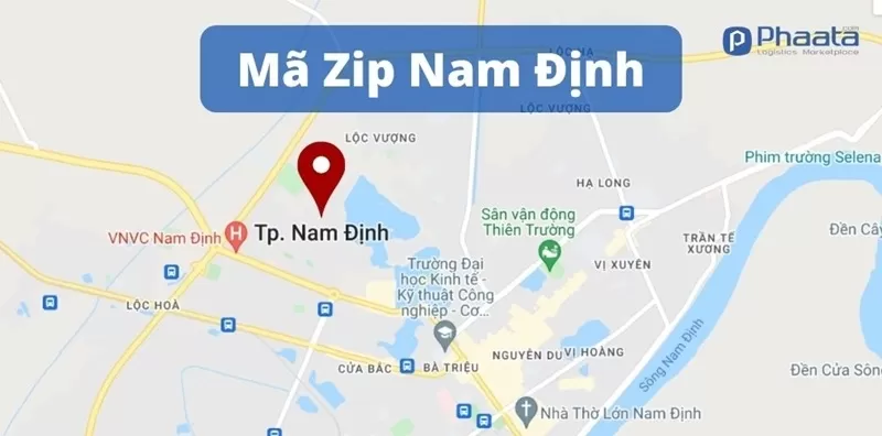 mã ZIP Nam Định