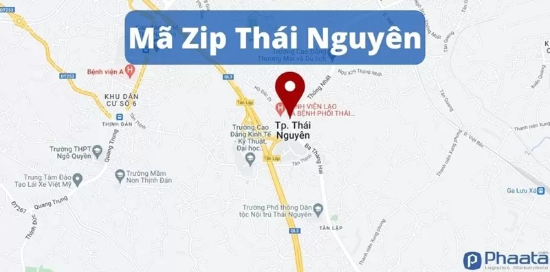 Mã Zip Thái Nguyên